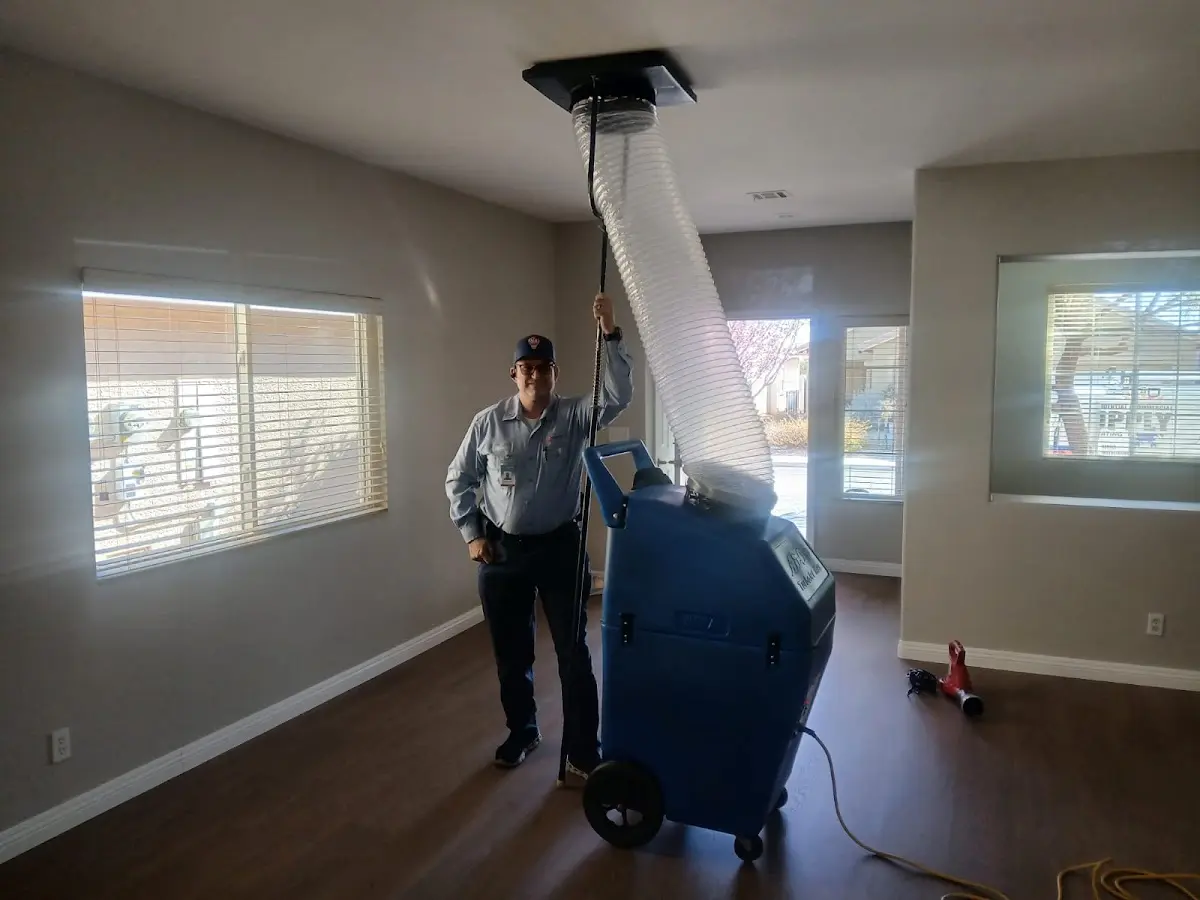Professional Dryer Vent Cleaning work inside a Naples Manor home